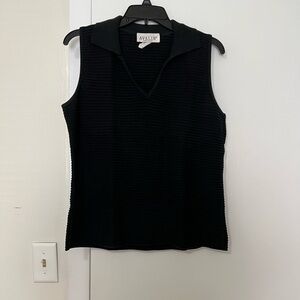 Avalin Black Sleeveless Top